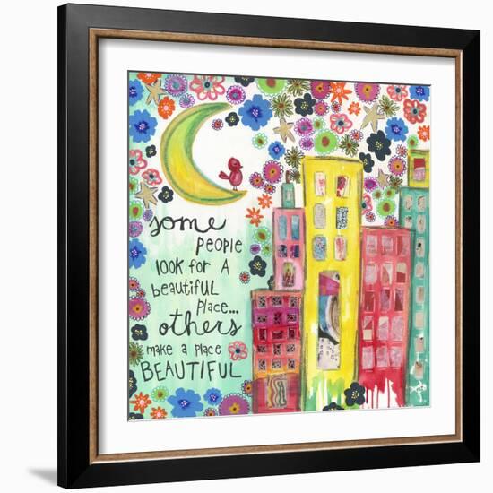 Make a Place Beautiful-Jennifer McCully-Framed Giclee Print