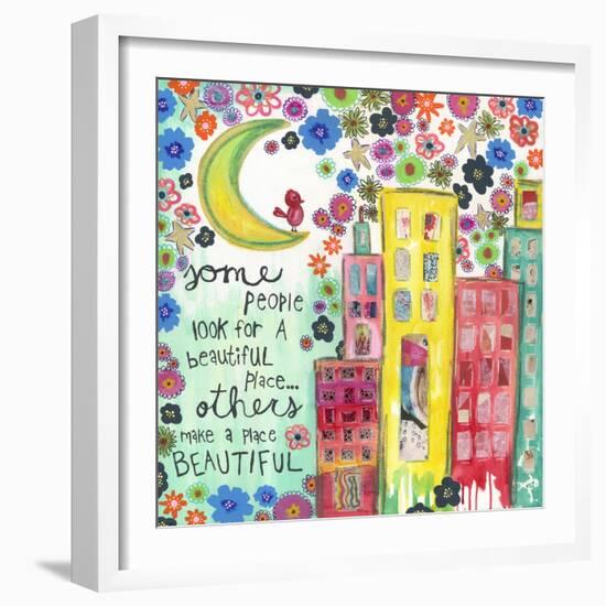 Make a Place Beautiful-Jennifer McCully-Framed Giclee Print