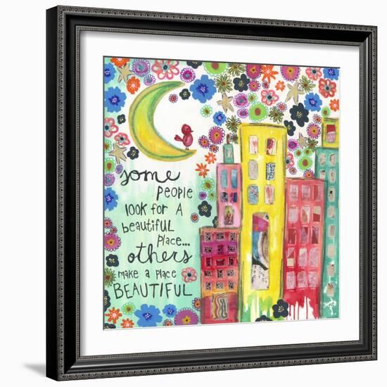 Make a Place Beautiful-Jennifer McCully-Framed Giclee Print