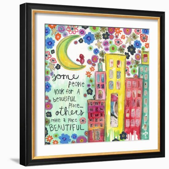 Make a Place Beautiful-Jennifer McCully-Framed Giclee Print