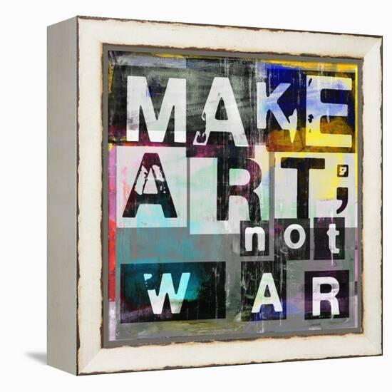 Make Art, Not War-Sven Pfrommer-Framed Stretched Canvas