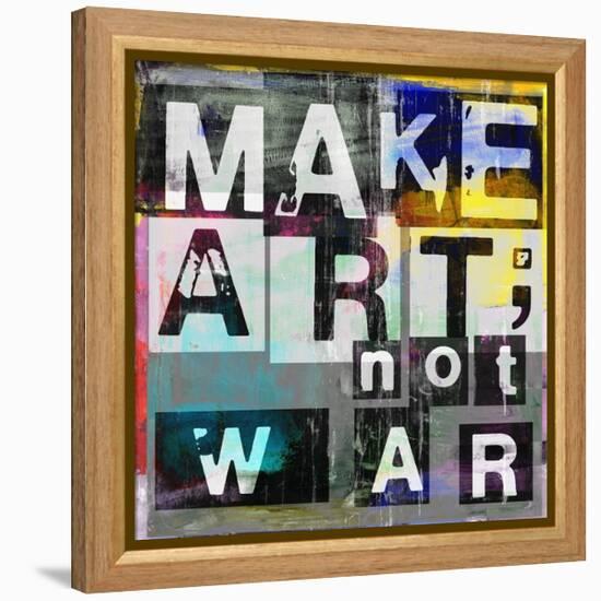 Make Art, Not War-Sven Pfrommer-Framed Stretched Canvas