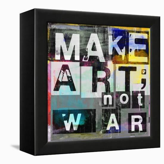 Make Art, Not War-Sven Pfrommer-Framed Stretched Canvas