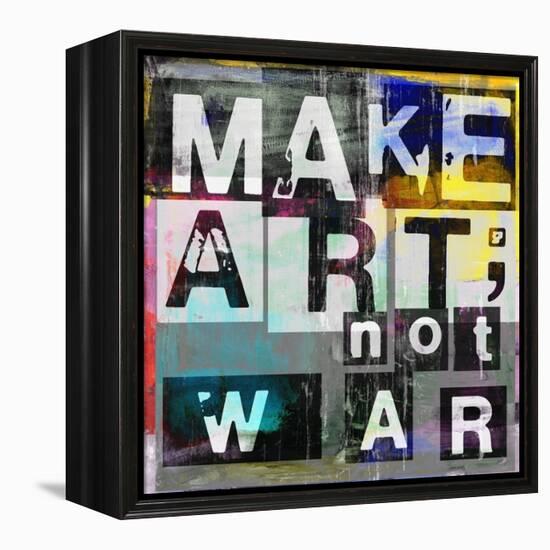 Make Art, Not War-Sven Pfrommer-Framed Stretched Canvas