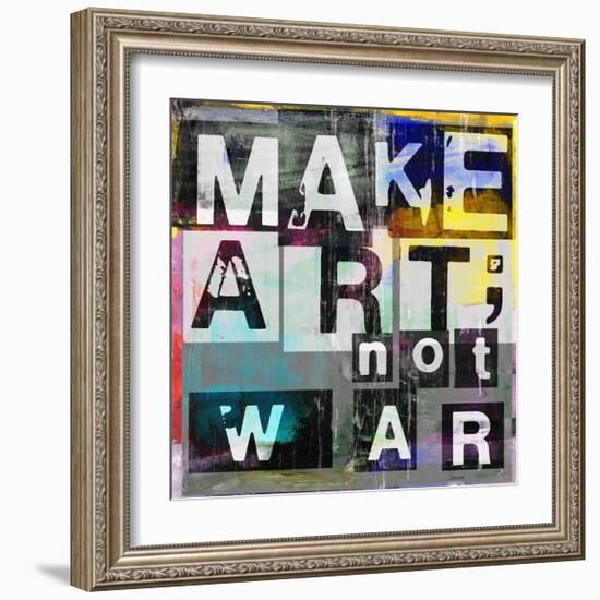 Make Art, Not War-Sven Pfrommer-Framed Art Print