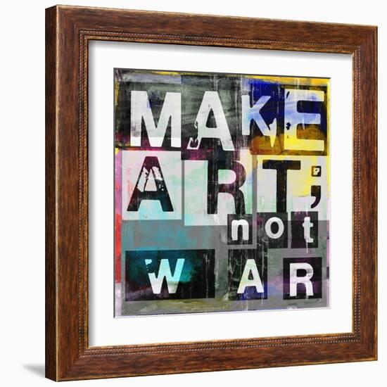 Make Art, Not War-Sven Pfrommer-Framed Art Print