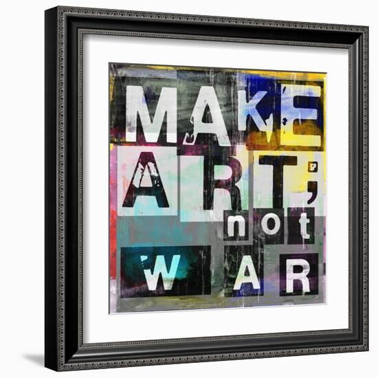 Make Art, Not War-Sven Pfrommer-Framed Art Print