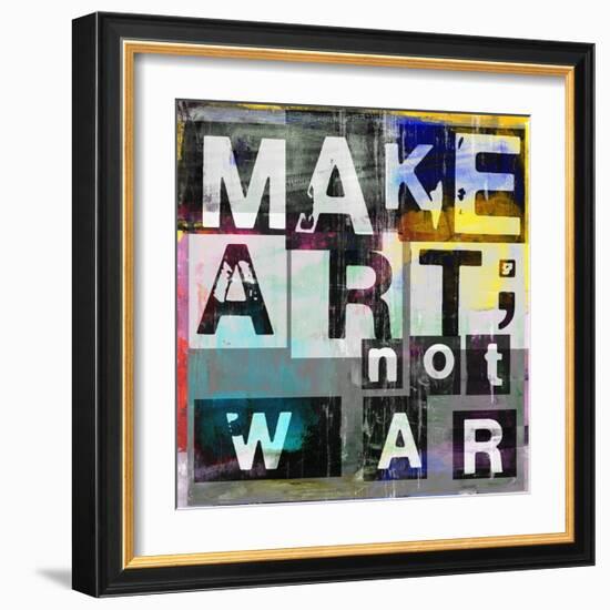 Make Art, Not War-Sven Pfrommer-Framed Art Print