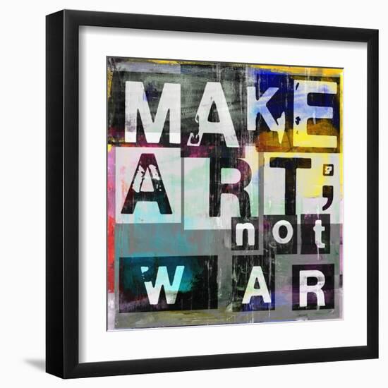 Make Art, Not War-Sven Pfrommer-Framed Art Print