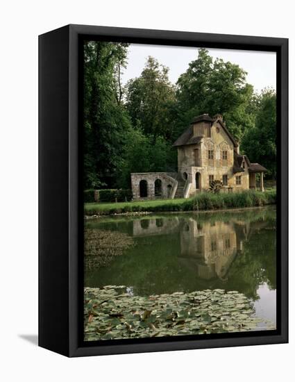 Make-Believe Mill in Marie Antoinette's Hameau, Petit Trianon, Versailles, Ile De France-Nedra Westwater-Framed Premier Image Canvas