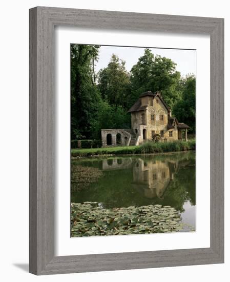 Make-Believe Mill in Marie Antoinette's Hameau, Petit Trianon, Versailles, Ile De France-Nedra Westwater-Framed Photographic Print