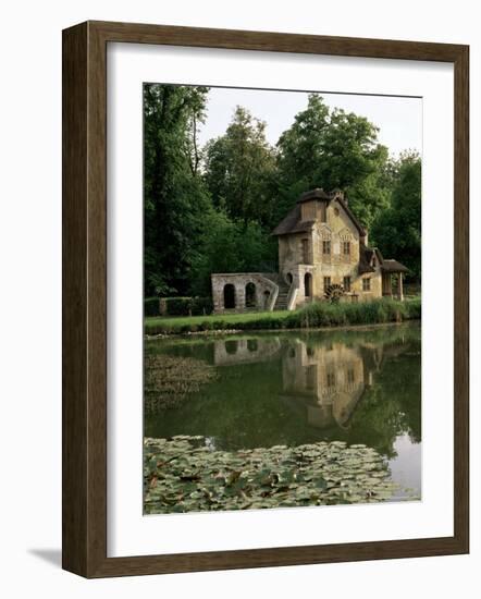 Make-Believe Mill in Marie Antoinette's Hameau, Petit Trianon, Versailles, Ile De France-Nedra Westwater-Framed Photographic Print