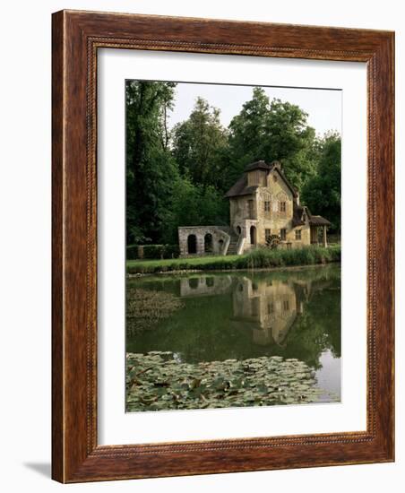 Make-Believe Mill in Marie Antoinette's Hameau, Petit Trianon, Versailles, Ile De France-Nedra Westwater-Framed Photographic Print