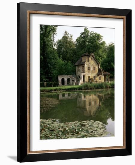 Make-Believe Mill in Marie Antoinette's Hameau, Petit Trianon, Versailles, Ile De France-Nedra Westwater-Framed Photographic Print