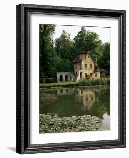 Make-Believe Mill in Marie Antoinette's Hameau, Petit Trianon, Versailles, Ile De France-Nedra Westwater-Framed Photographic Print