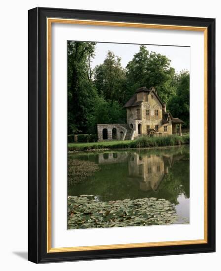 Make-Believe Mill in Marie Antoinette's Hameau, Petit Trianon, Versailles, Ile De France-Nedra Westwater-Framed Photographic Print