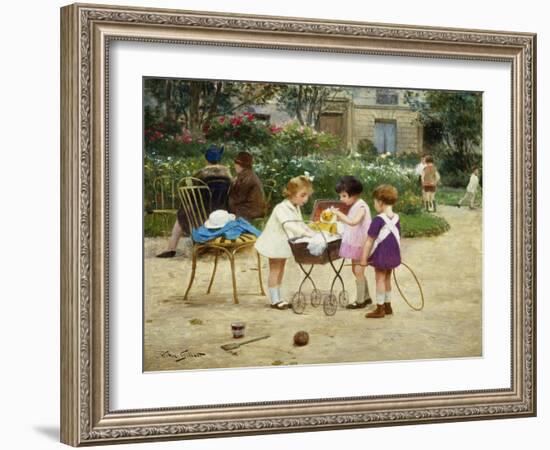 Make Believe-Victor Gabriel Gilbert-Framed Giclee Print