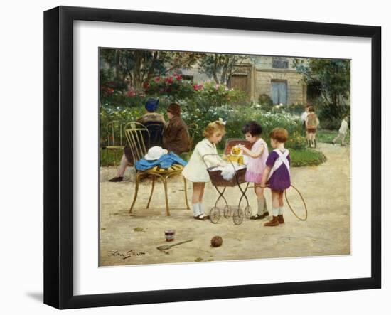 Make Believe-Victor Gabriel Gilbert-Framed Giclee Print