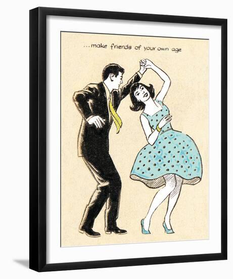 Make Friends of Your Own Age-Roy Newby-Framed Art Print