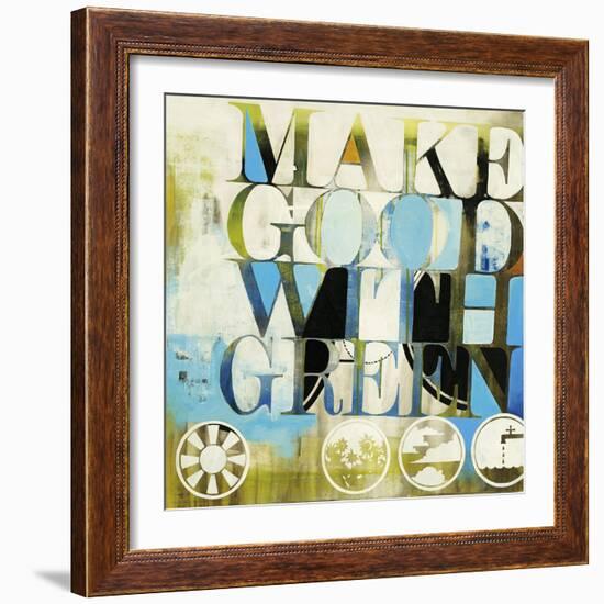 Make Good with Green-Kc Haxton-Framed Art Print