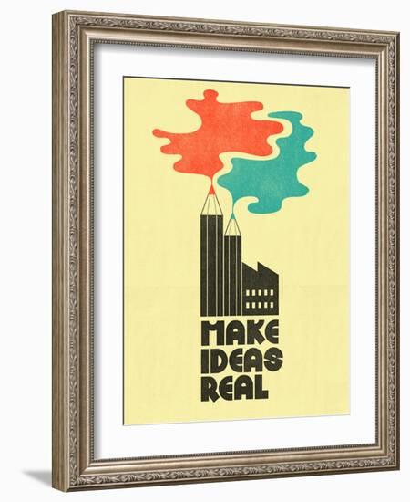 Make Ideas Real-Dale Edwin Murray-Framed Giclee Print