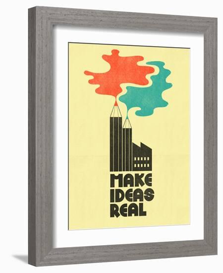 Make Ideas Real-Dale Edwin Murray-Framed Giclee Print