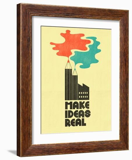 Make Ideas Real-Dale Edwin Murray-Framed Giclee Print