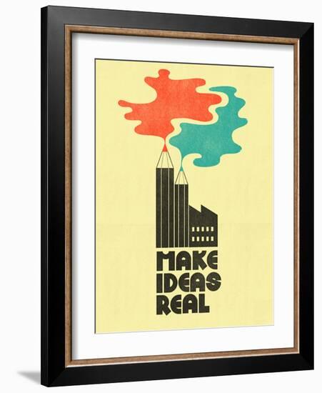 Make Ideas Real-Dale Edwin Murray-Framed Giclee Print