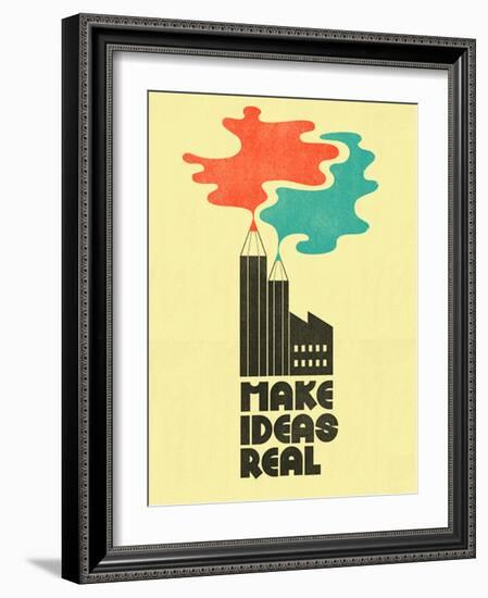 Make Ideas Real-Dale Edwin Murray-Framed Giclee Print