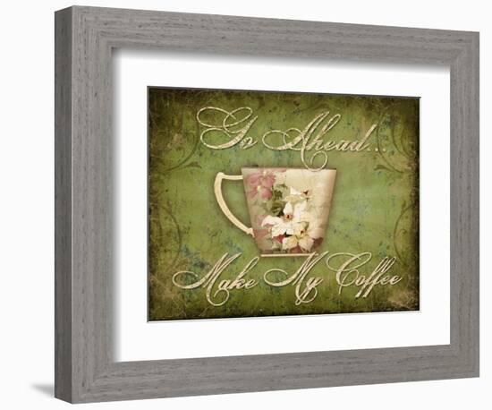 Make My Coffee-Kate Ward Thacker-Framed Giclee Print