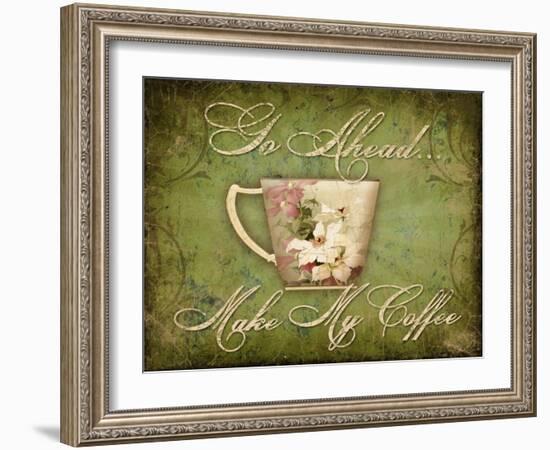 Make My Coffee-Kate Ward Thacker-Framed Giclee Print