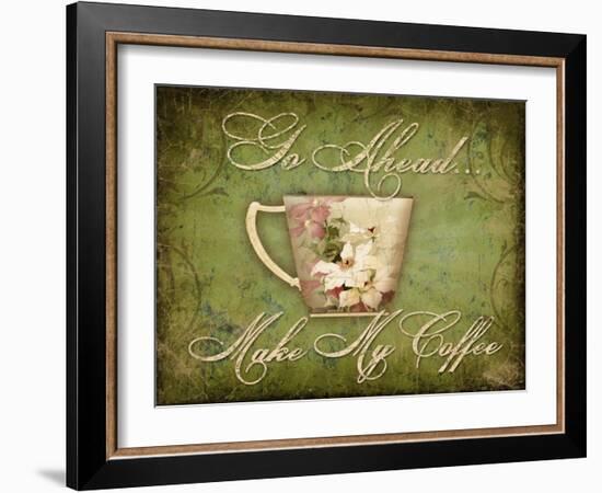 Make My Coffee-Kate Ward Thacker-Framed Giclee Print