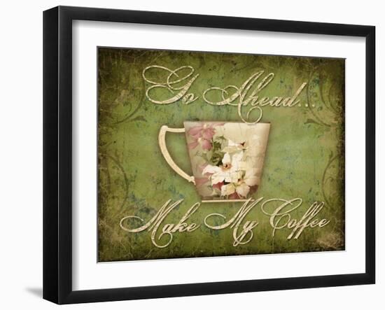 Make My Coffee-Kate Ward Thacker-Framed Giclee Print
