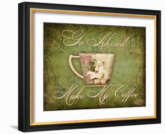 Make My Coffee-Kate Ward Thacker-Framed Giclee Print