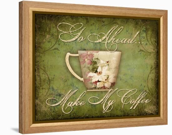 Make My Coffee-Kate Ward Thacker-Framed Premier Image Canvas