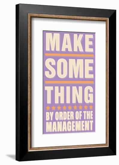 Make Something-John Golden-Framed Giclee Print