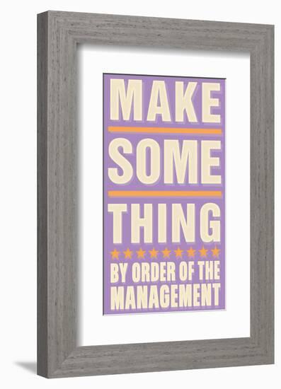 Make Something-John Golden-Framed Giclee Print