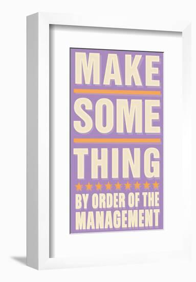 Make Something-John Golden-Framed Giclee Print