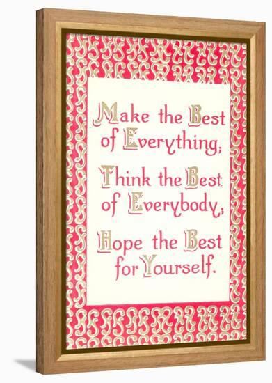 Make the Best of It-null-Framed Stretched Canvas