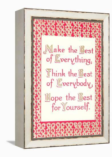 Make the Best of It-null-Framed Stretched Canvas