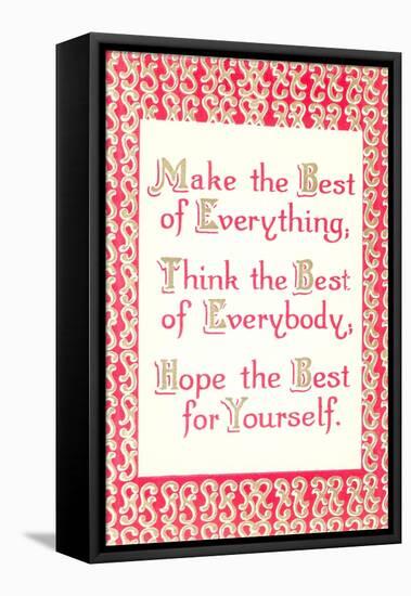 Make the Best of It-null-Framed Stretched Canvas