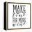 Make Time for More Wine-Sd Graphics Studio-Framed Stretched Canvas