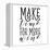 Make Time for More Wine-Sd Graphics Studio-Framed Stretched Canvas