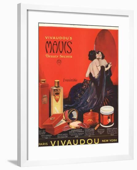 Make-Up Womens Skincare, USA, 1920-null-Framed Giclee Print