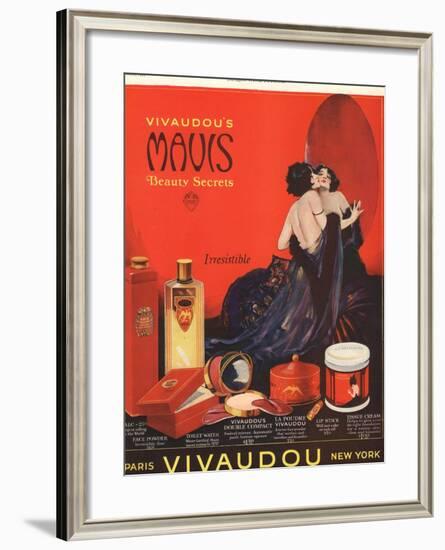 Make-Up Womens Skincare, USA, 1920-null-Framed Giclee Print