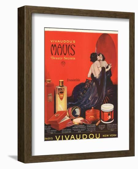 Make-Up Womens Skincare, USA, 1920-null-Framed Giclee Print