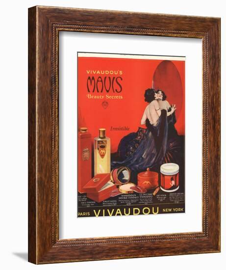 Make-Up Womens Skincare, USA, 1920-null-Framed Giclee Print