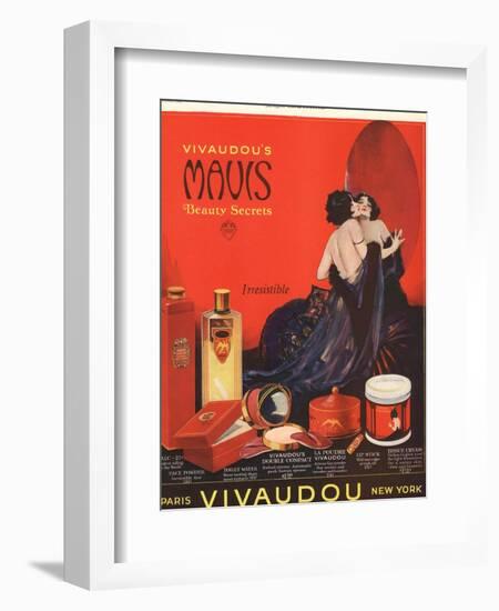 Make-Up Womens Skincare, USA, 1920-null-Framed Giclee Print