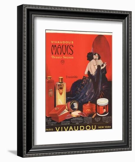 Make-Up Womens Skincare, USA, 1920-null-Framed Giclee Print