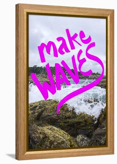 Make waves-Kimberly Glover-Framed Premier Image Canvas